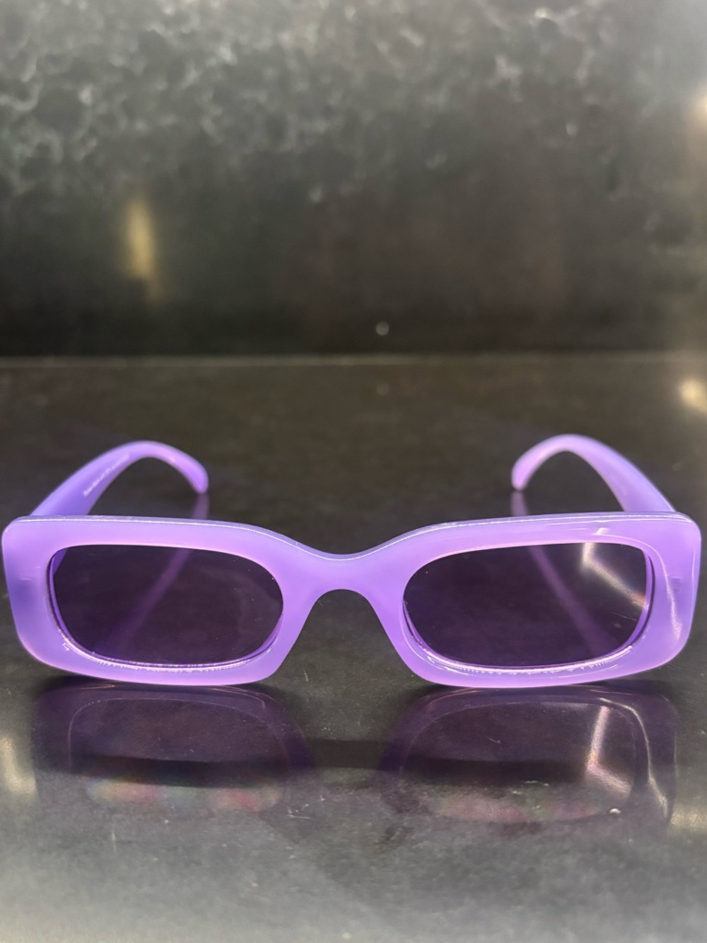Purple Kids Sunglasses - Classic Rectangle Frame